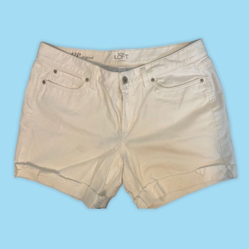 White Loft shorts
